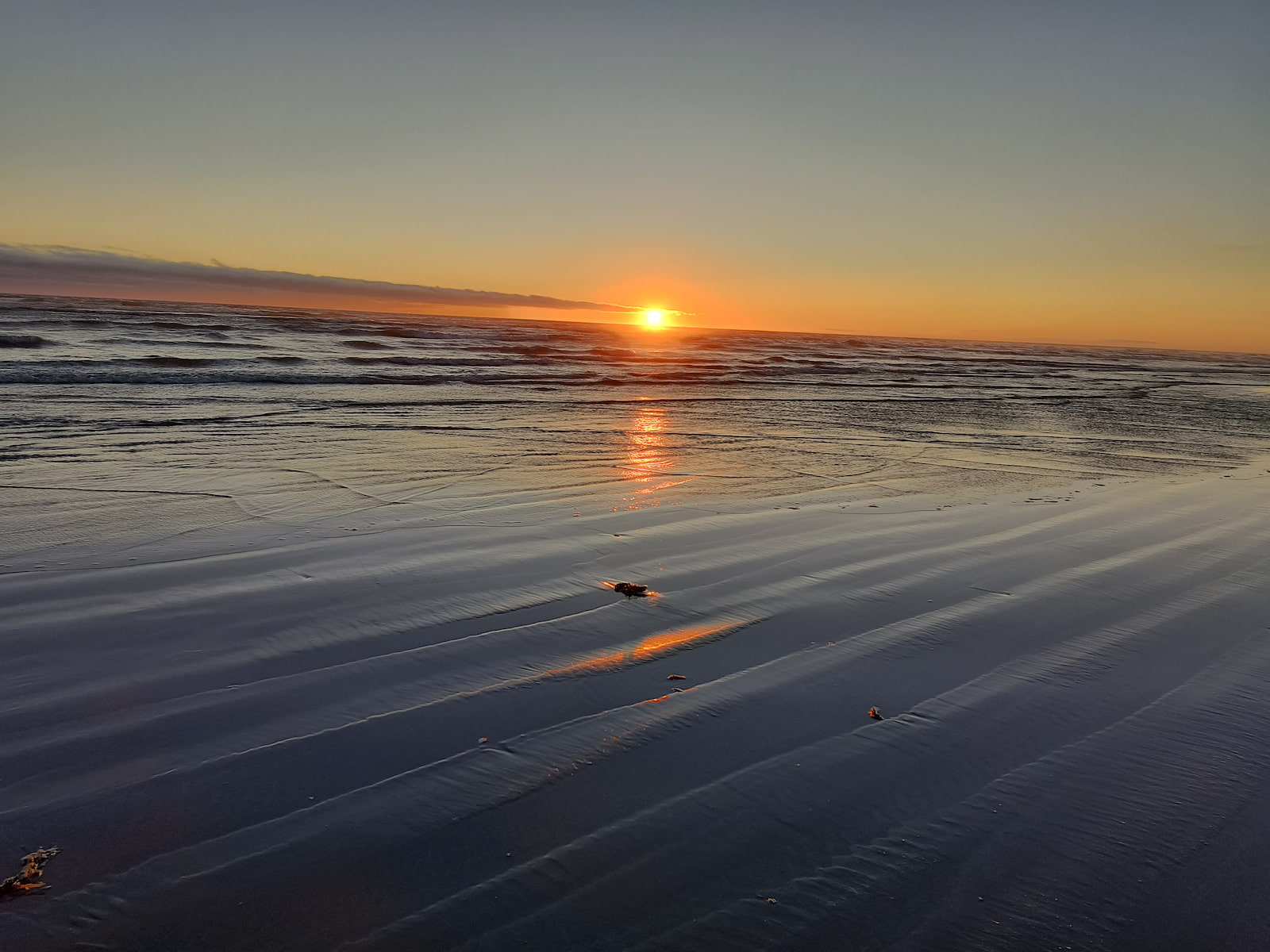 evening beach sunset